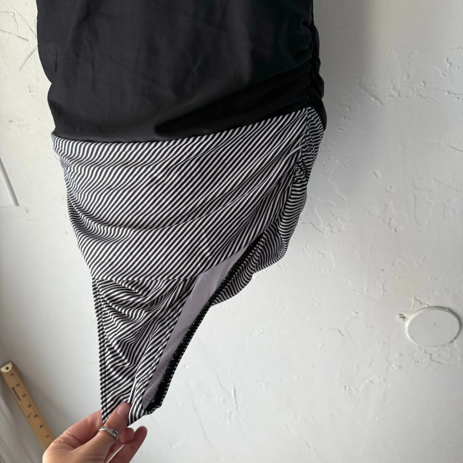 Beachsissi Large‎ Black Halter Open Back Coverage One Piece Bathing Swim Suit - Image 2