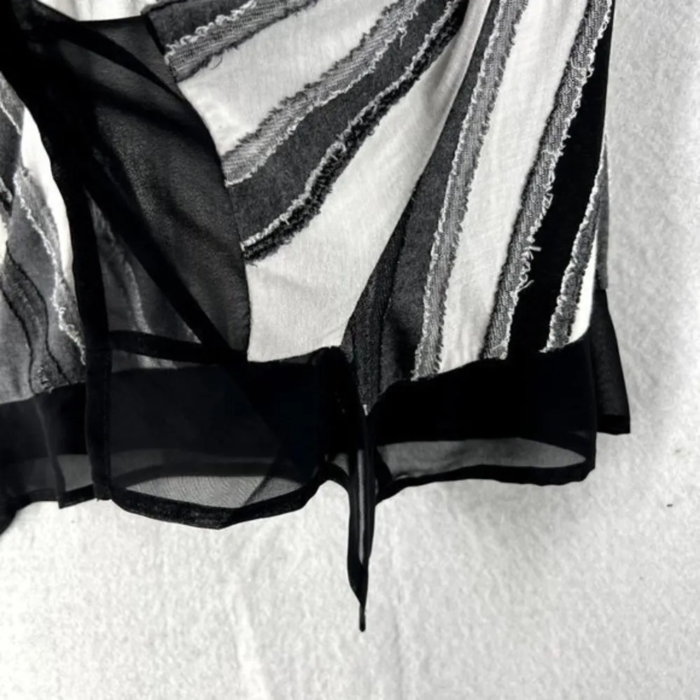 Simply Vera Vera Wang Womens Tops Size M Inside Out Chiffon‎ Trim Tank - Image 6