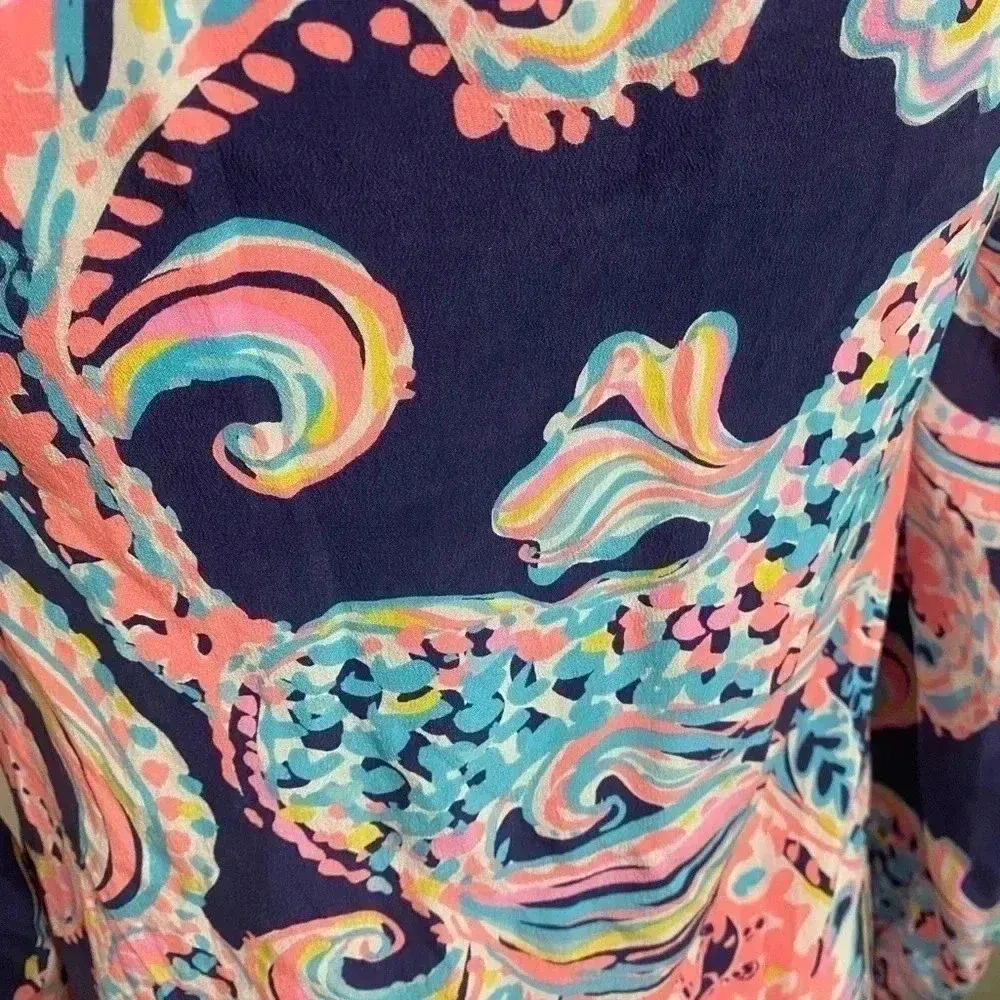 Lilly Pulitzer long sleeve‎ blouse XXS - Image 4