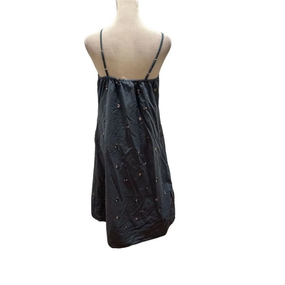 Universal Thread Women's XS Blue Spaghetti Strap Embroidered Dress - Image 4