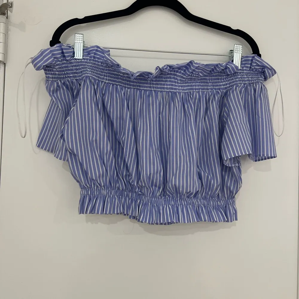 ZARA NWOT  Stripped Strapless Top - Image 8
