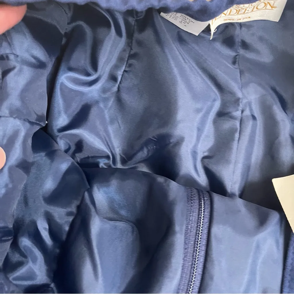 Pendleton made in USA High Rise polyester rayon Lined Women Sz 16 Navy nwt - Image 8