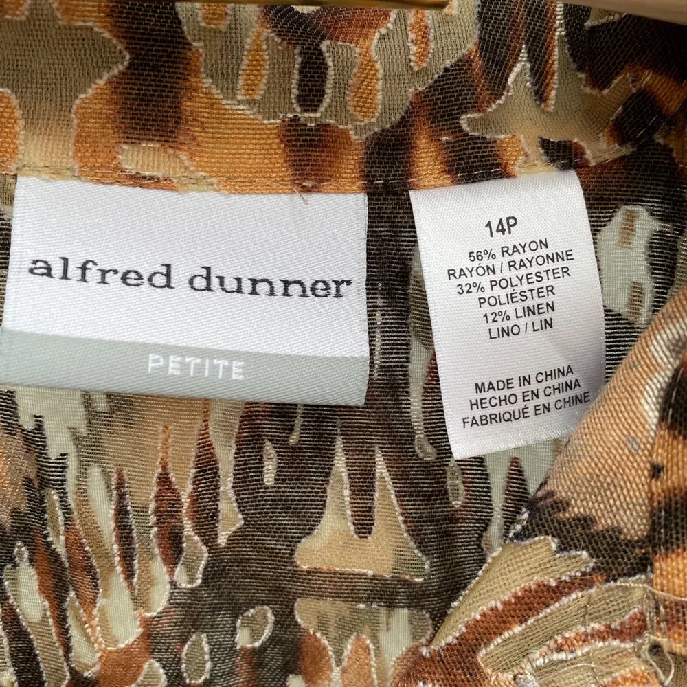 Women’s Animal Print Burnout Button Up Blouse - Image 10