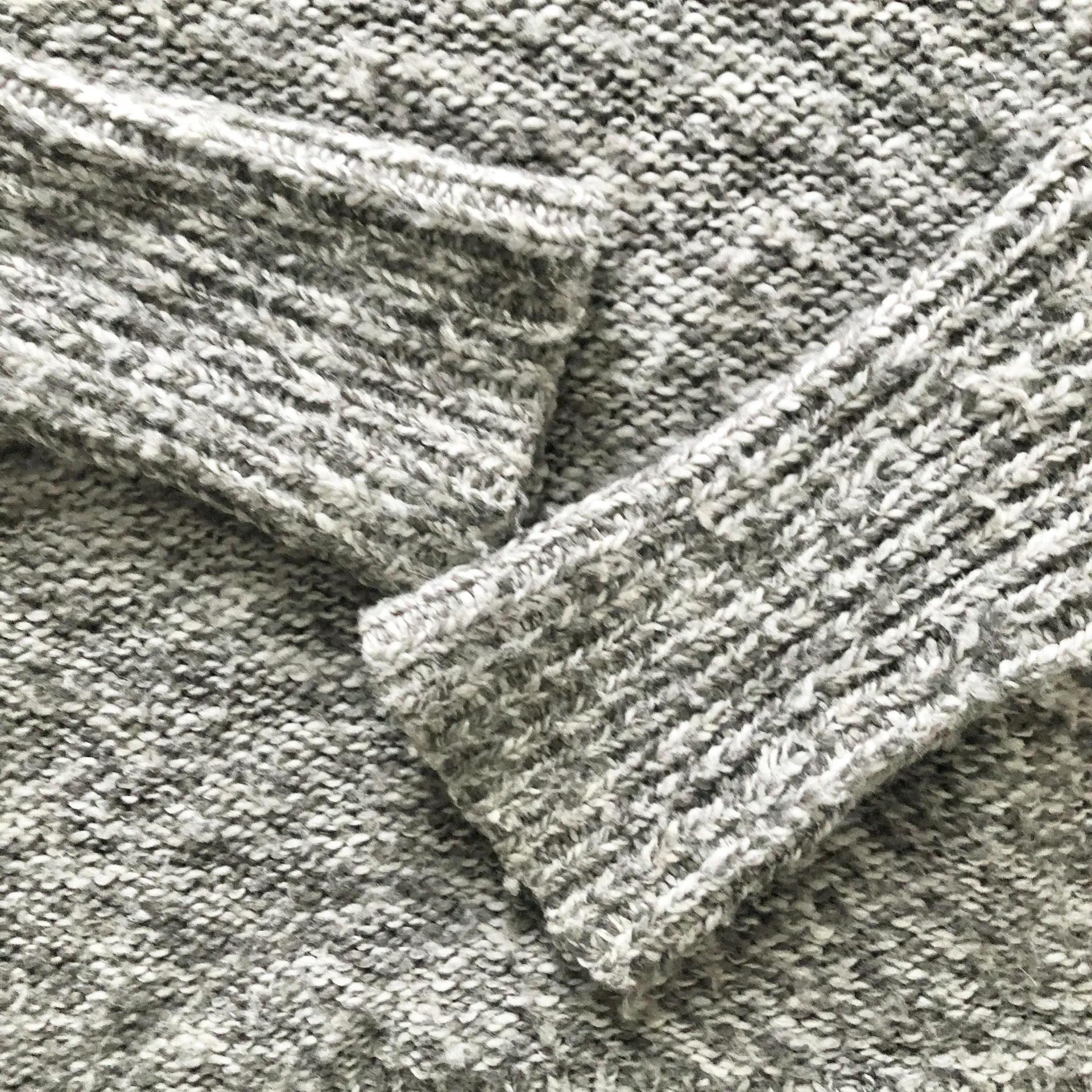 Soft V Neck Chunky Pullover Sweater - Image 6