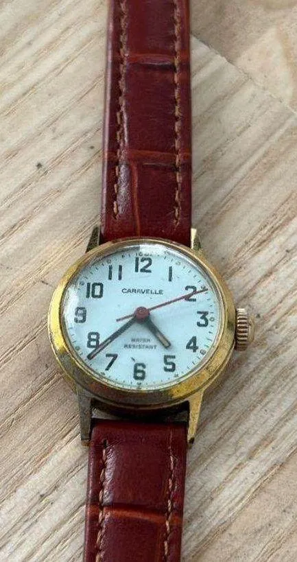 Caravelle Rare Vintage Mechanical Winding Ladies Watch New Leather Strap - Image 5