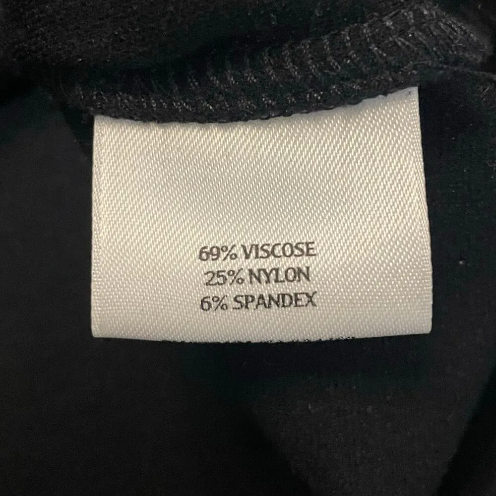 Eileen Fisher Short Pencil Skirt Elastic Waist Pull On Black Women's Size S - Image 14