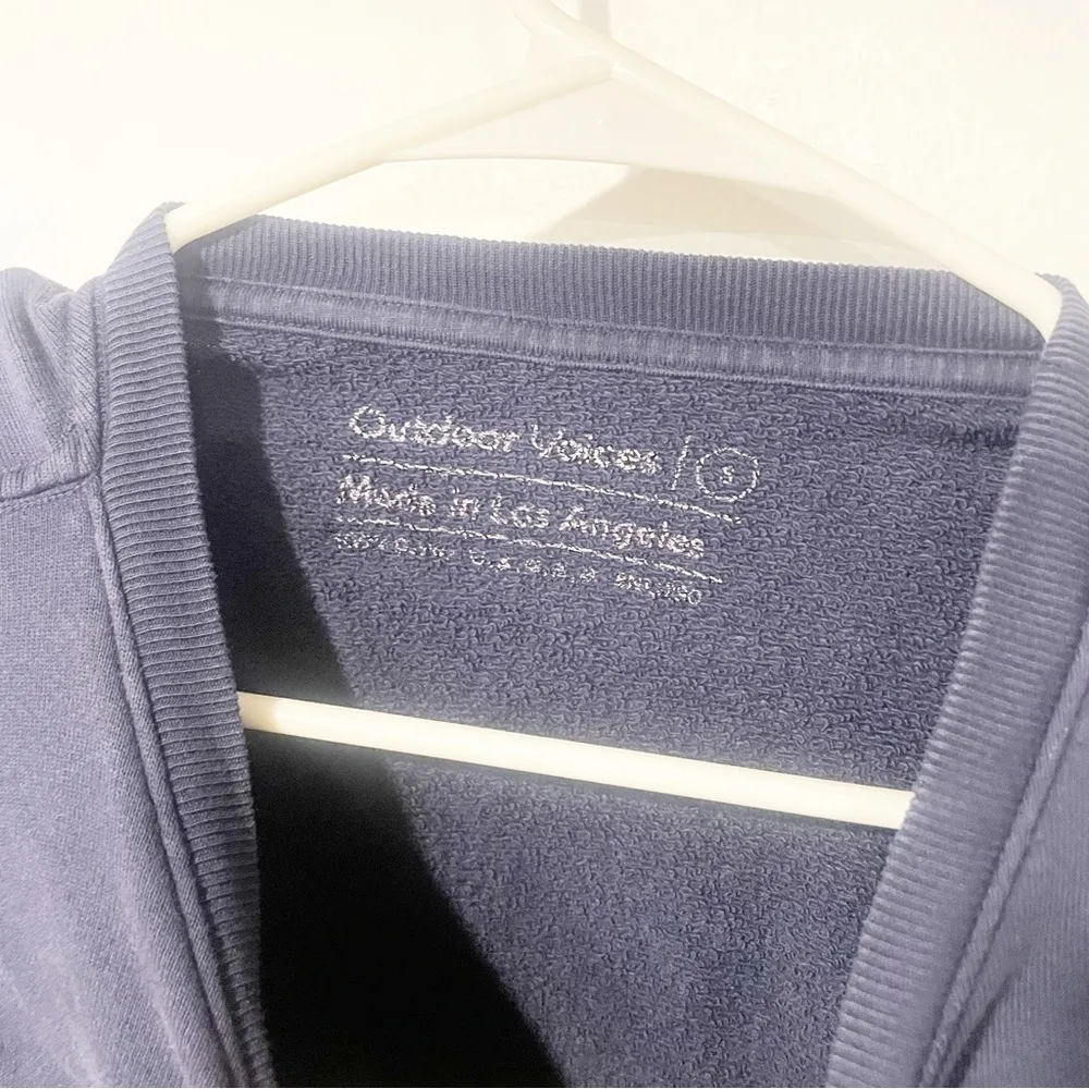 Outdoor Voices Size Small Blue San Francisco Crewneck Sweatshirt - Image 2