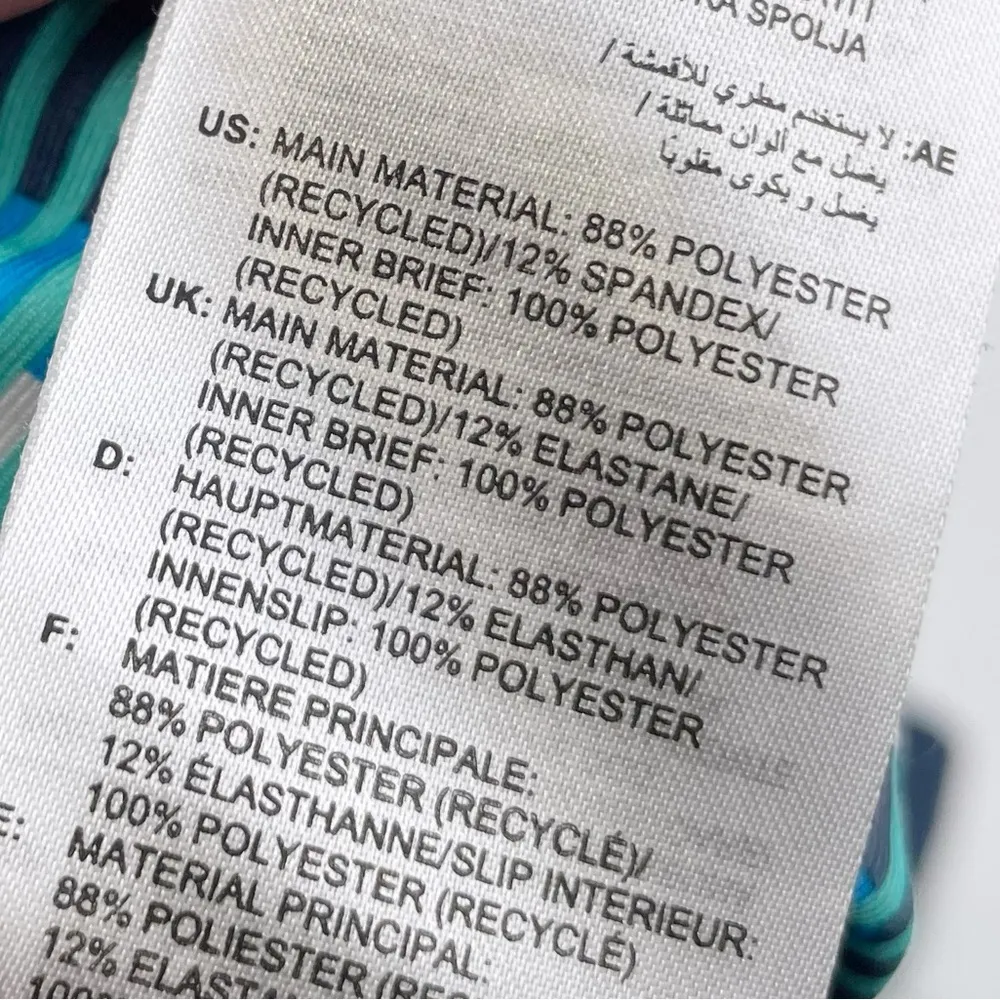 Adidas Women's Ultimate 365 Printed Skort Athletic Skirt Blue Stripe Size XL - Image 7