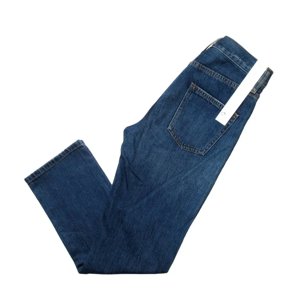 NWT Current/Elliott The Original Straight in Westry Non-stretch Crop Jeans 25 - Image 4