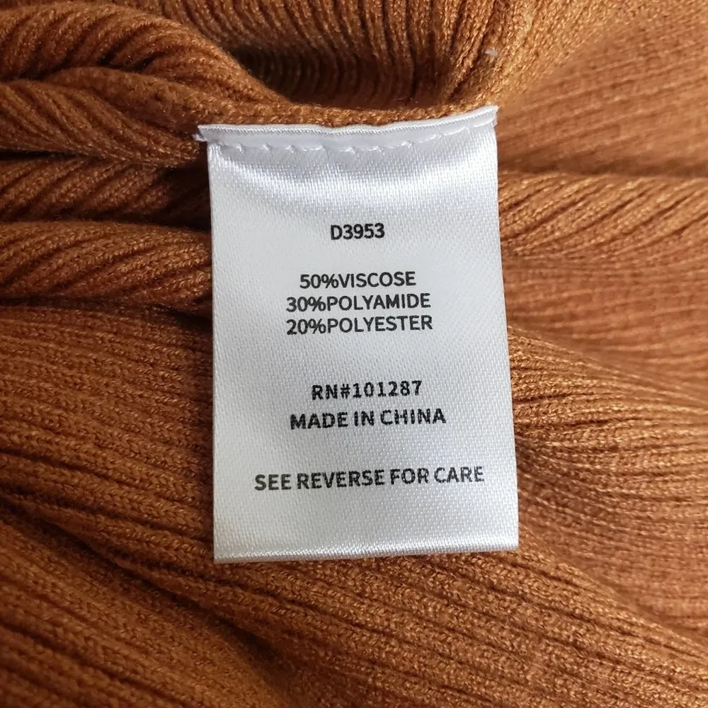 Alexia Admor Womens M Eliah Long Sleeve Knit Midi Dress in Tan NEW - Image 13