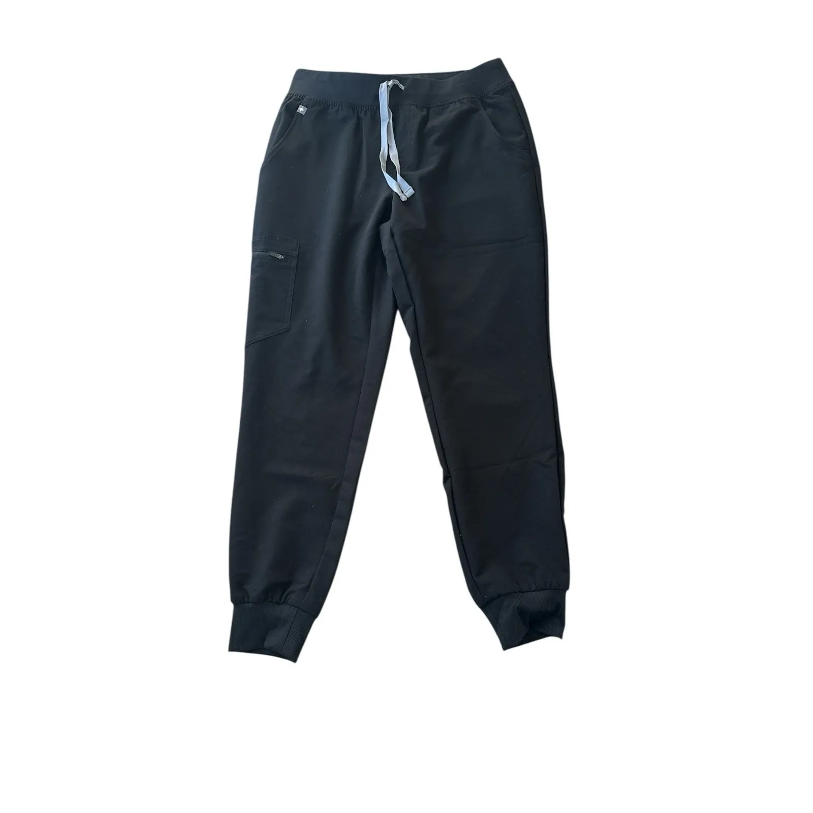 NWT Figs Scrub Pants Womens Small Petite SP Black Zamora Jogger Medical Nursing - Image 2