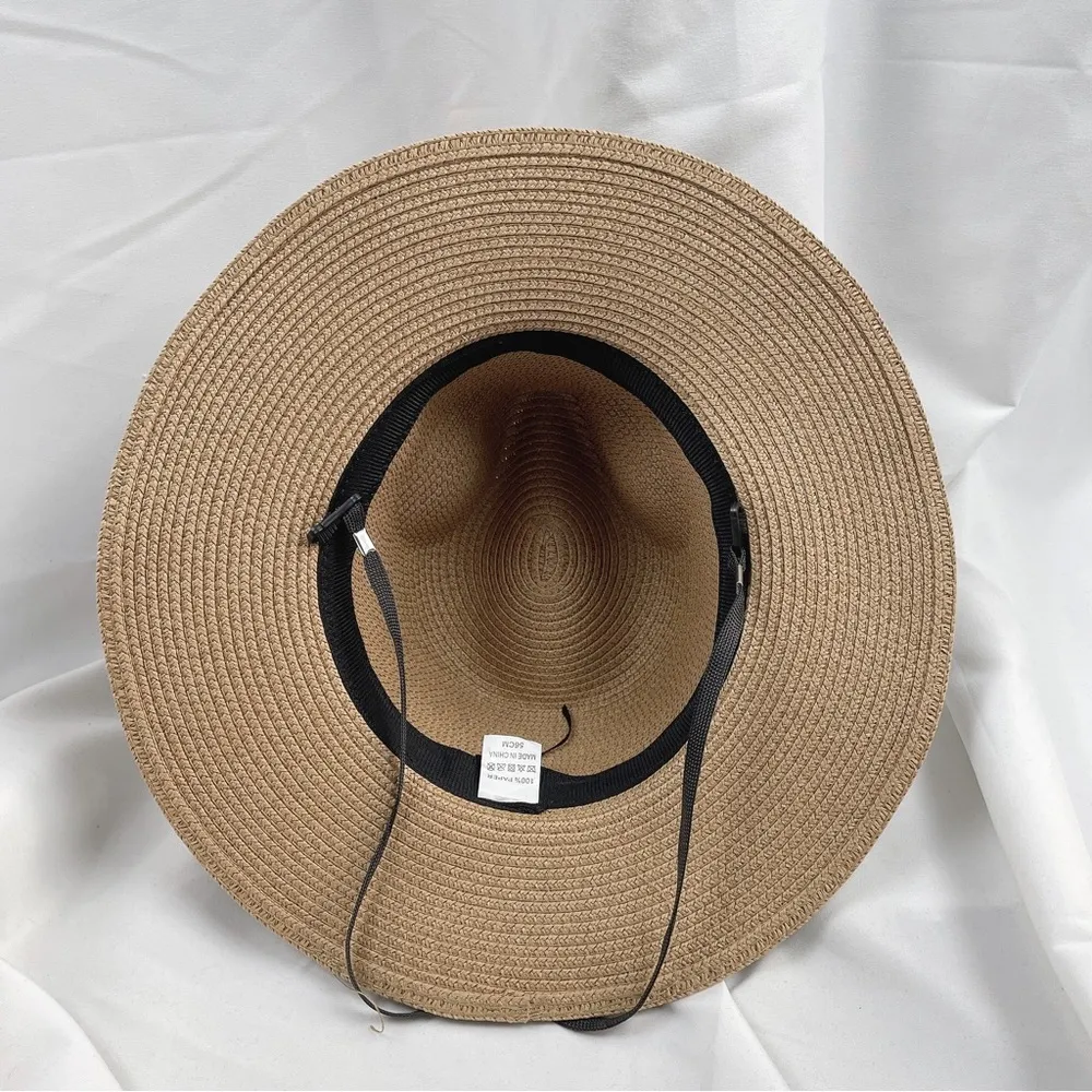 Straw wide brim cowboy hat - Image 3