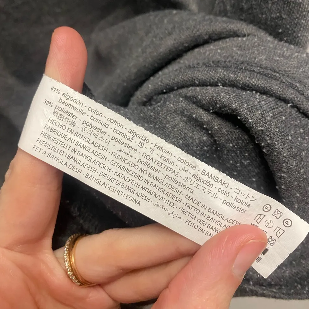 Zara Cowl Neck/ Turtleneck Cotton Blend 3/4 Sleeve Dress In Dark Gray Size Large - Image 4