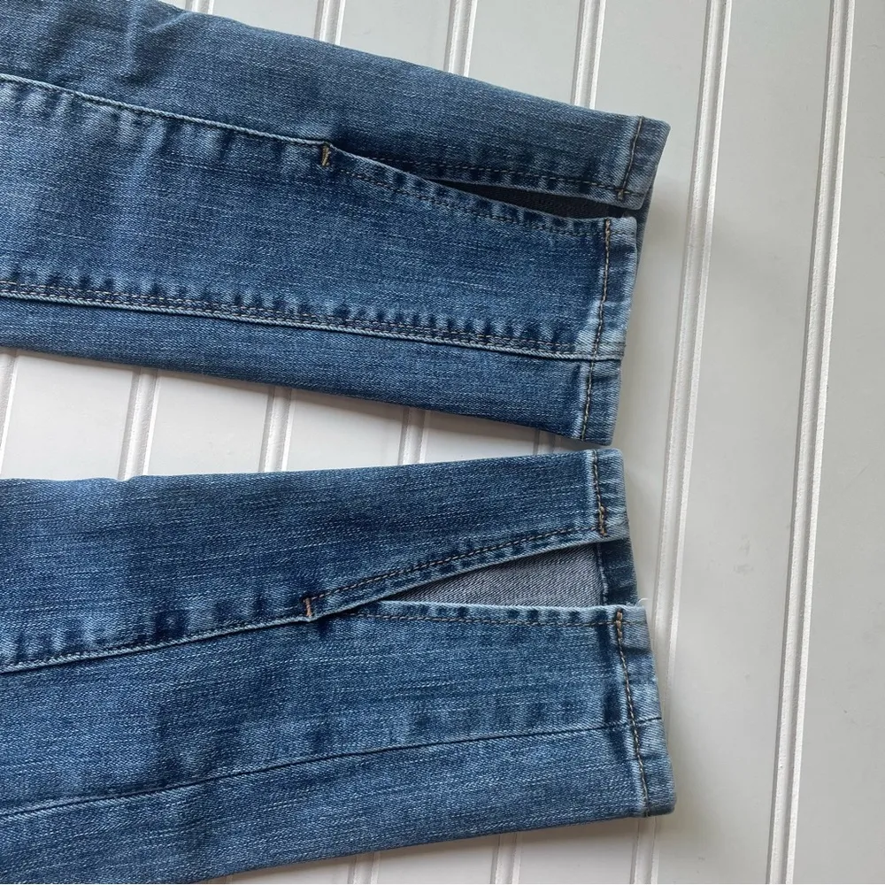 Express Legging Ankle Jeans Split Hem Blue Size 2S Mid rise denim 26W 24L - Image 7