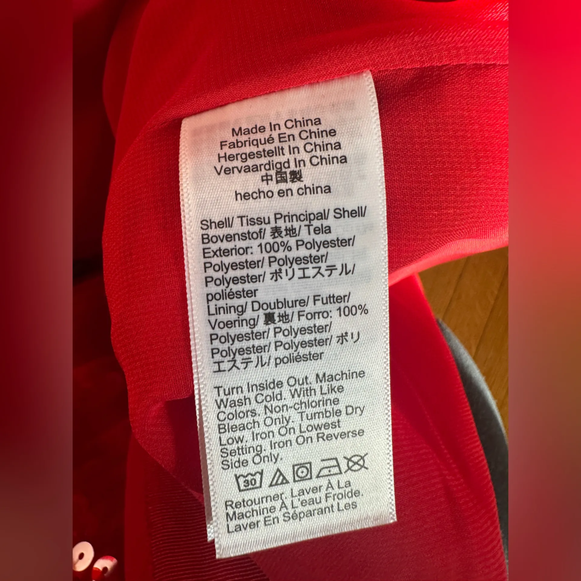 J. Crew Collection Red Sequin Lined Mini Pencil Skirt, Size 24, NWT - Image 6