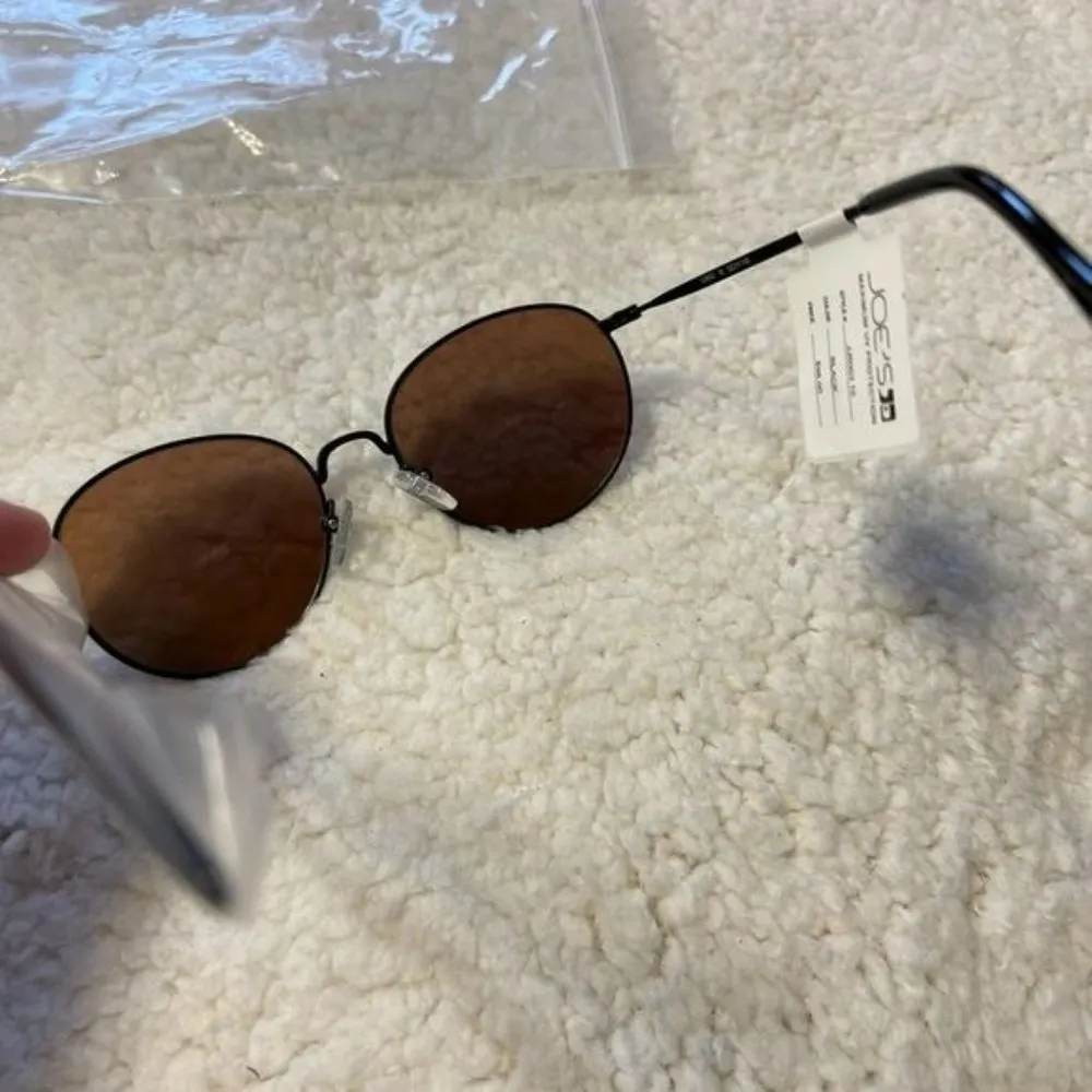 Joe’s Jeans Black Round Rim Sunglasses NWT - Image 6