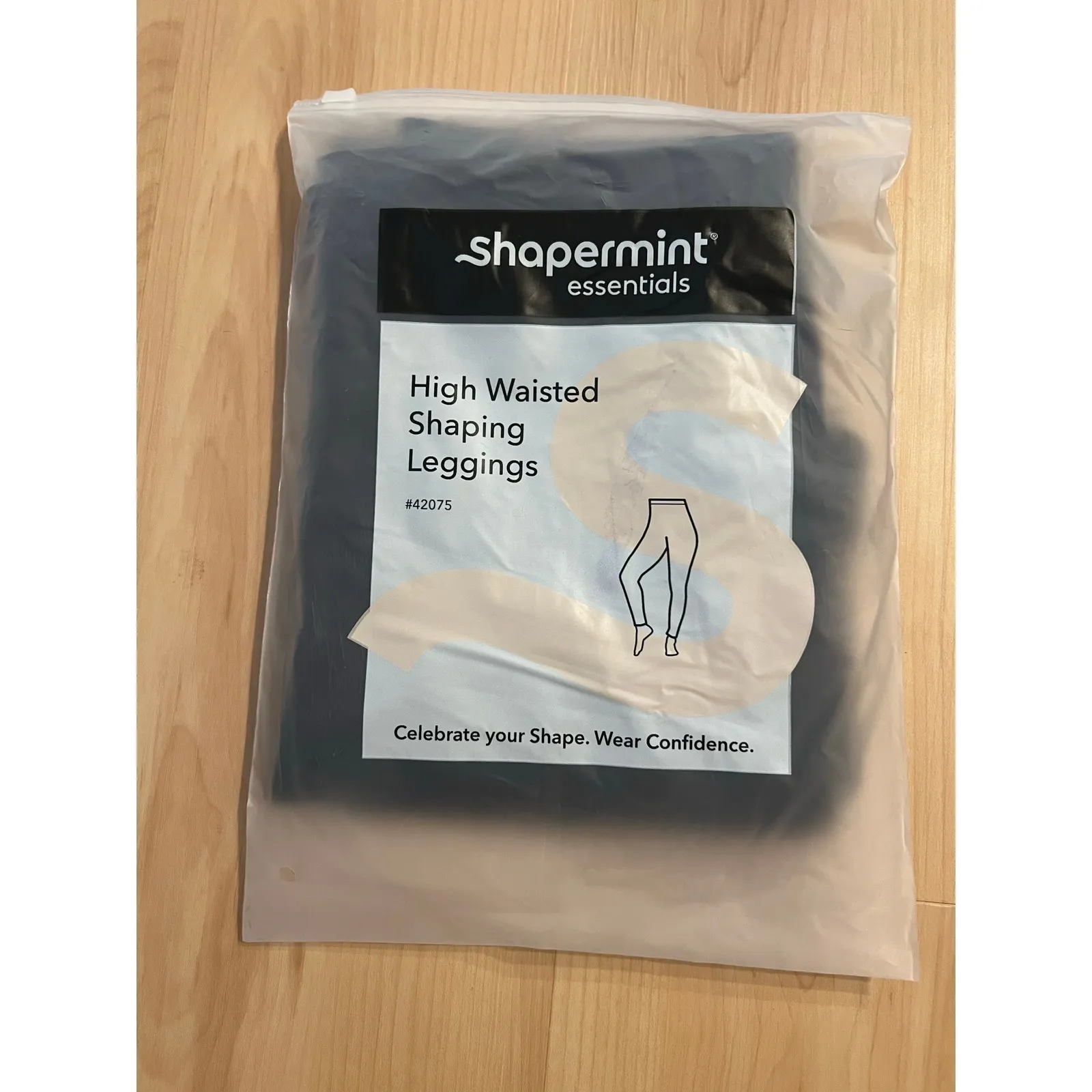 Shapermint Essentials High Waisted Shaping Leggings Blue Size XL - Image 3