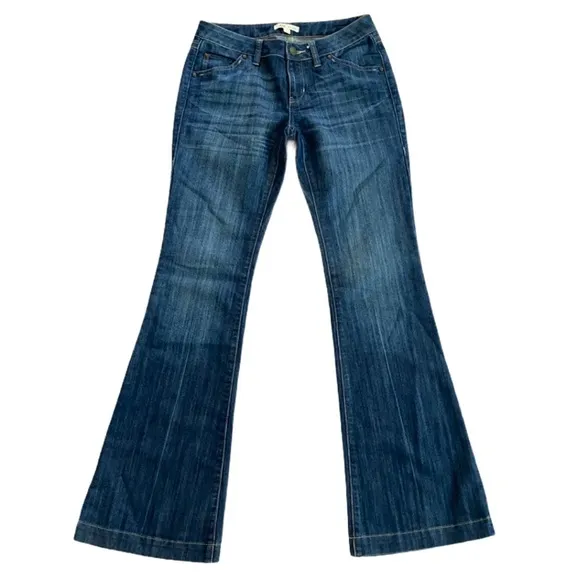 CABi Women’s Wide Leg Flare Denim Jeans Size 4 Vintage Style 881L RN 54077 - Image 2