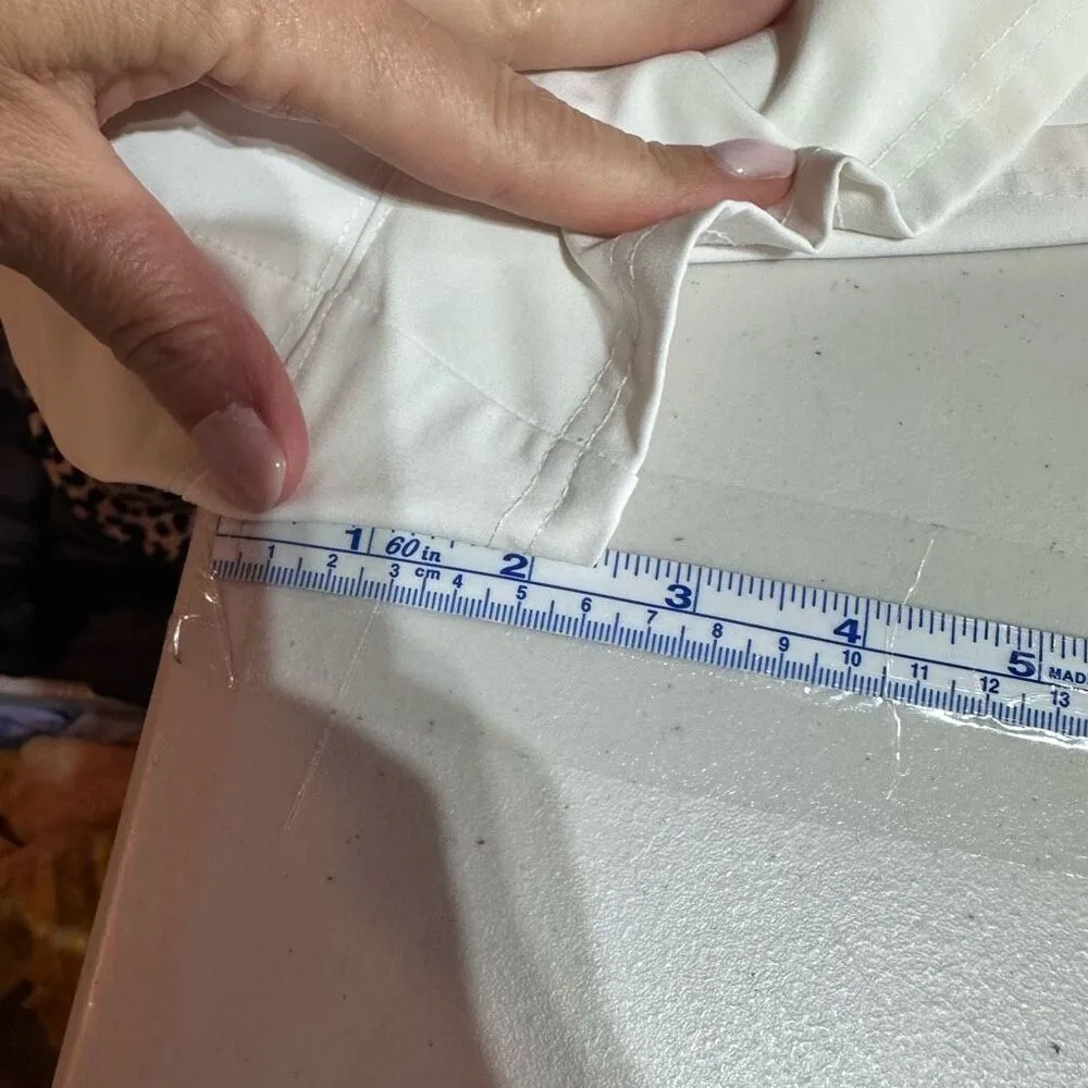 SO White Pull on‎ Built In Lined Shorts Athletic Shorts Pockets Size XL - Image 8