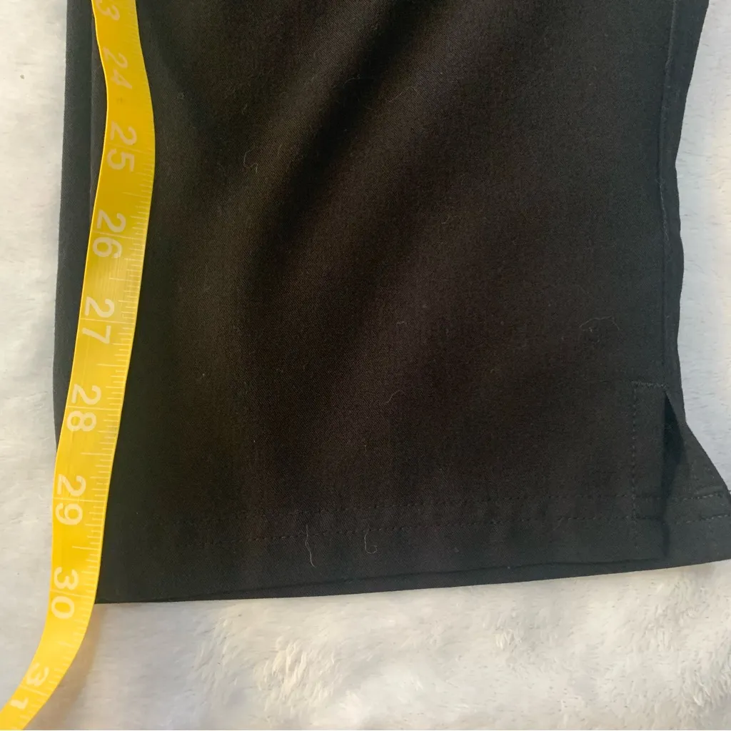 Figs womens size XL yola skinny scrub pants black high waist - Image 10