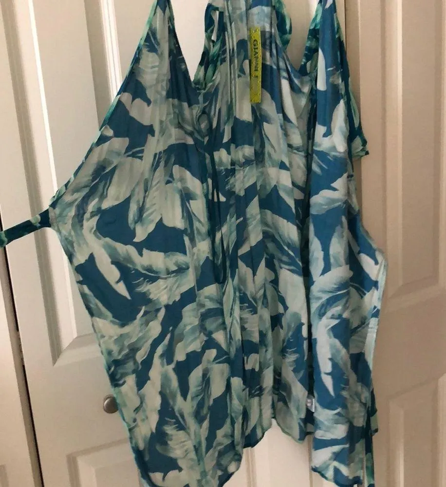 Turquoise colorful floral dress - Image 7