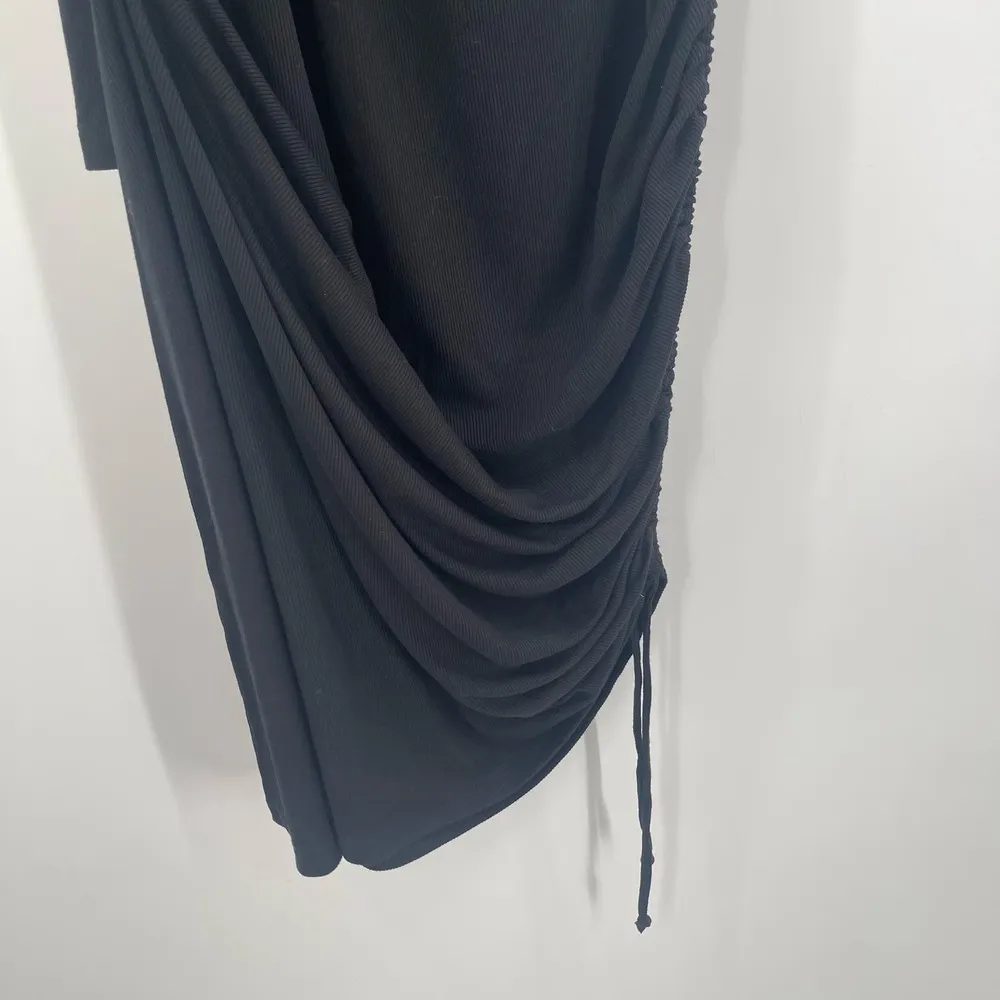 LNA CLOTHING Dress Size 1X Plus Size Milou One Shoulder Ribbed Black Curvy NWT - Image 12