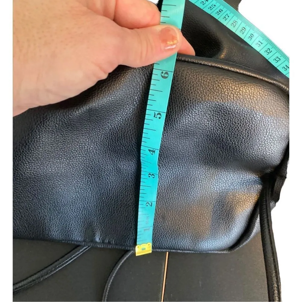 Victorias Secret Black Boho Backpack Fashion Show Bag Fringe - Image 6