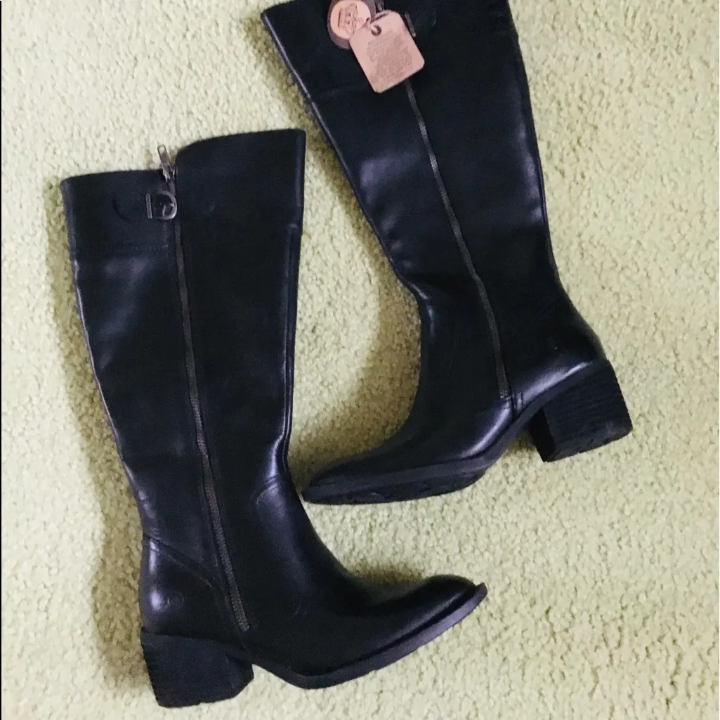 NEW Leather boots 🍁❄️🍂 Black Size 6 - Image 6