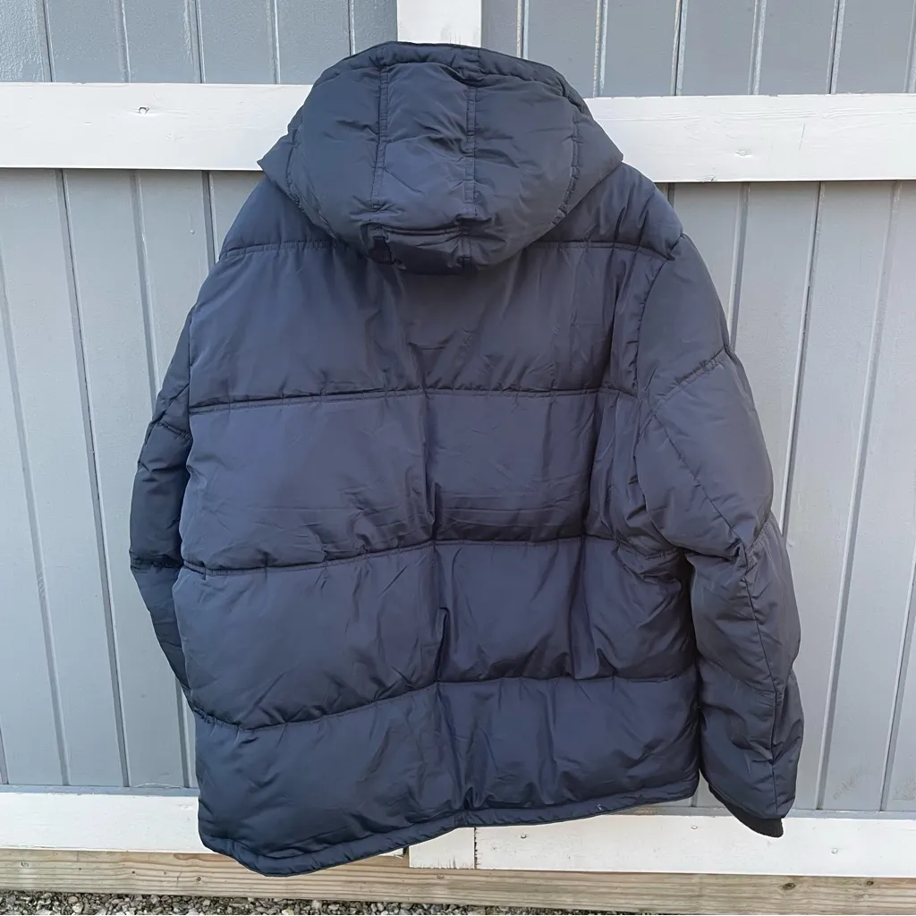Lucky Brand Dark Blue Puffer Jacket with Hood - Image 2