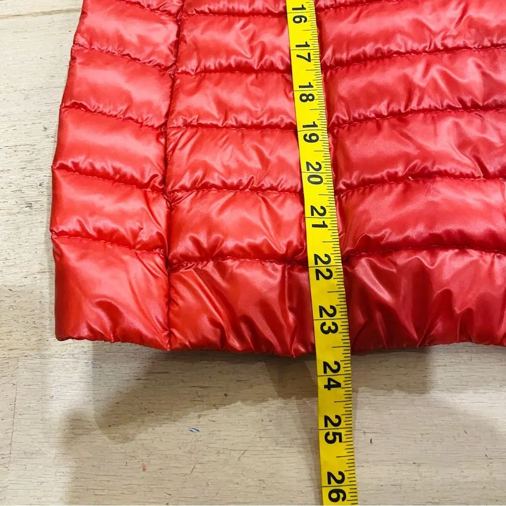 HERNO women's ultralight lightweight down short jacket in rosso NEW - Image 14