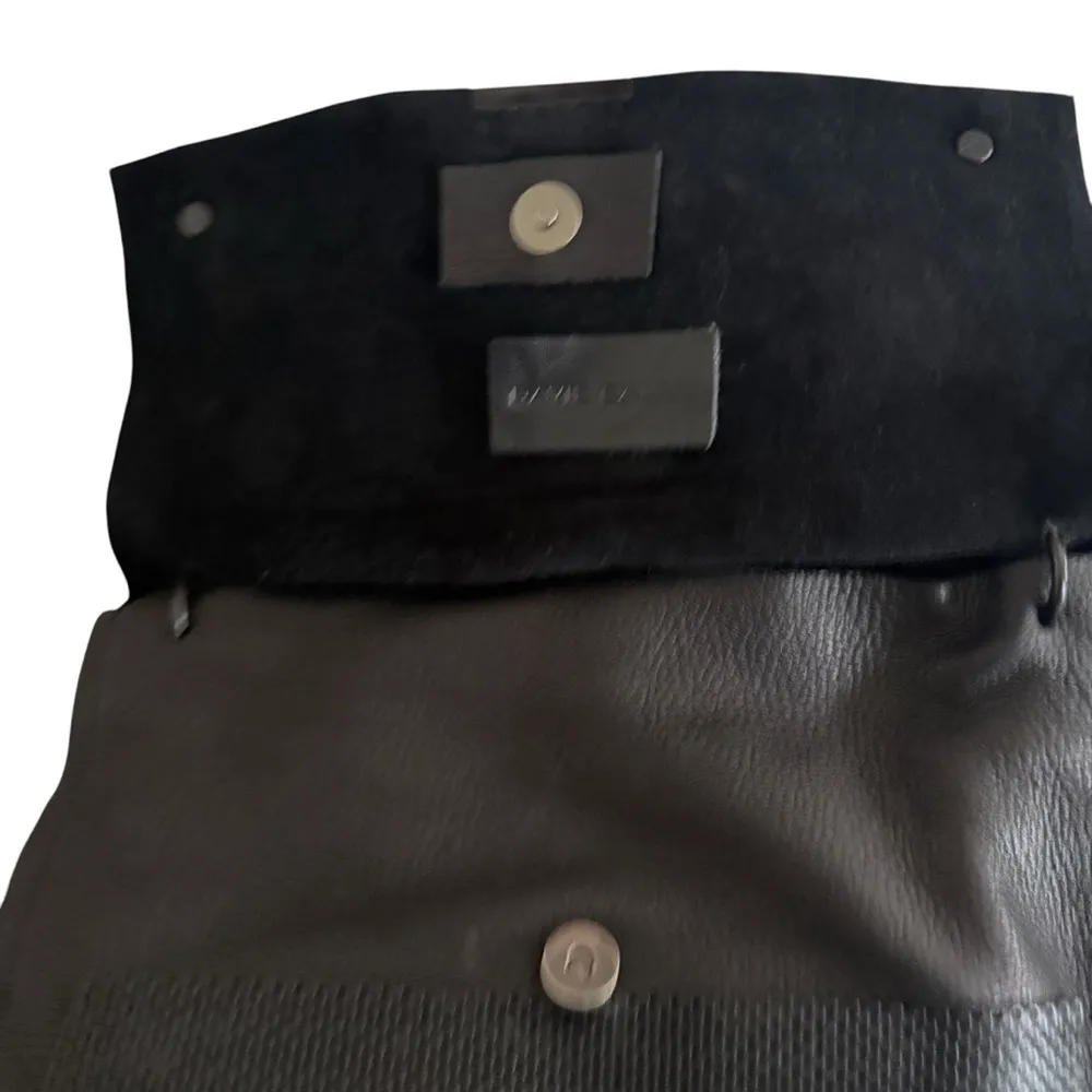 Convertible Black Leather Crossbody Bag Braided Chain Shoulder Bag Purse - Image 10