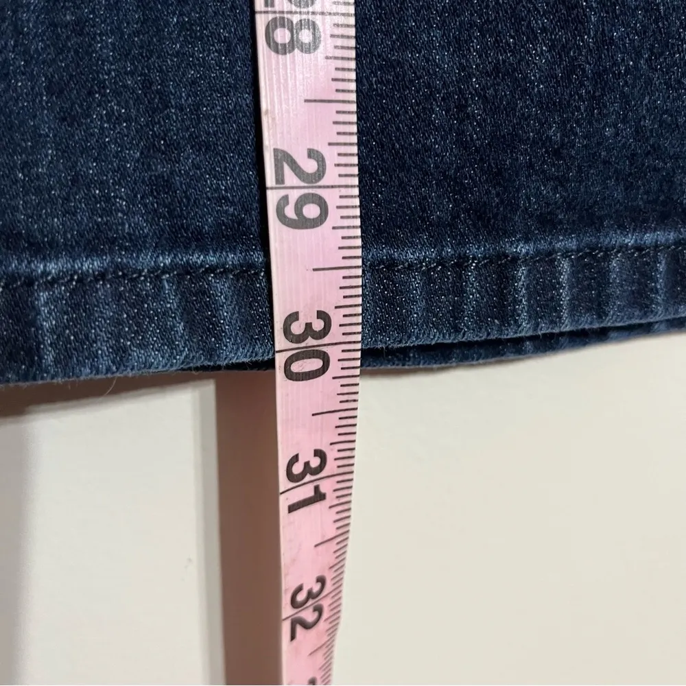 Women’s Elle Wide Leg Dark Wash Mid Rise Jeans Size 14‎ 90s Y2K - Image 8