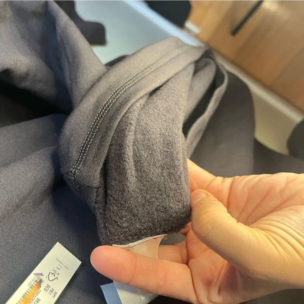 Superbrushed Easygoing Sweatshirt Black Coal 1X Crewneck Relaxed Fit Lagenlook - Image 13