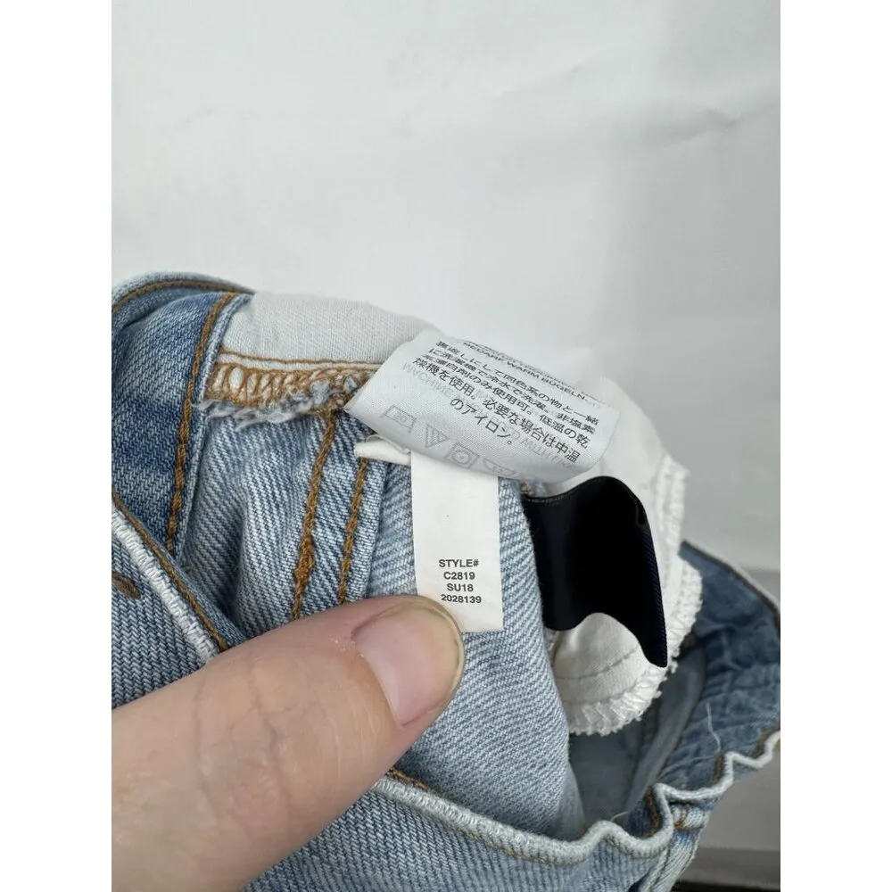 Madewell Jeans Women Size 23 Blue Denim The Perfect Summer Jean Light Wash‎ - Image 12