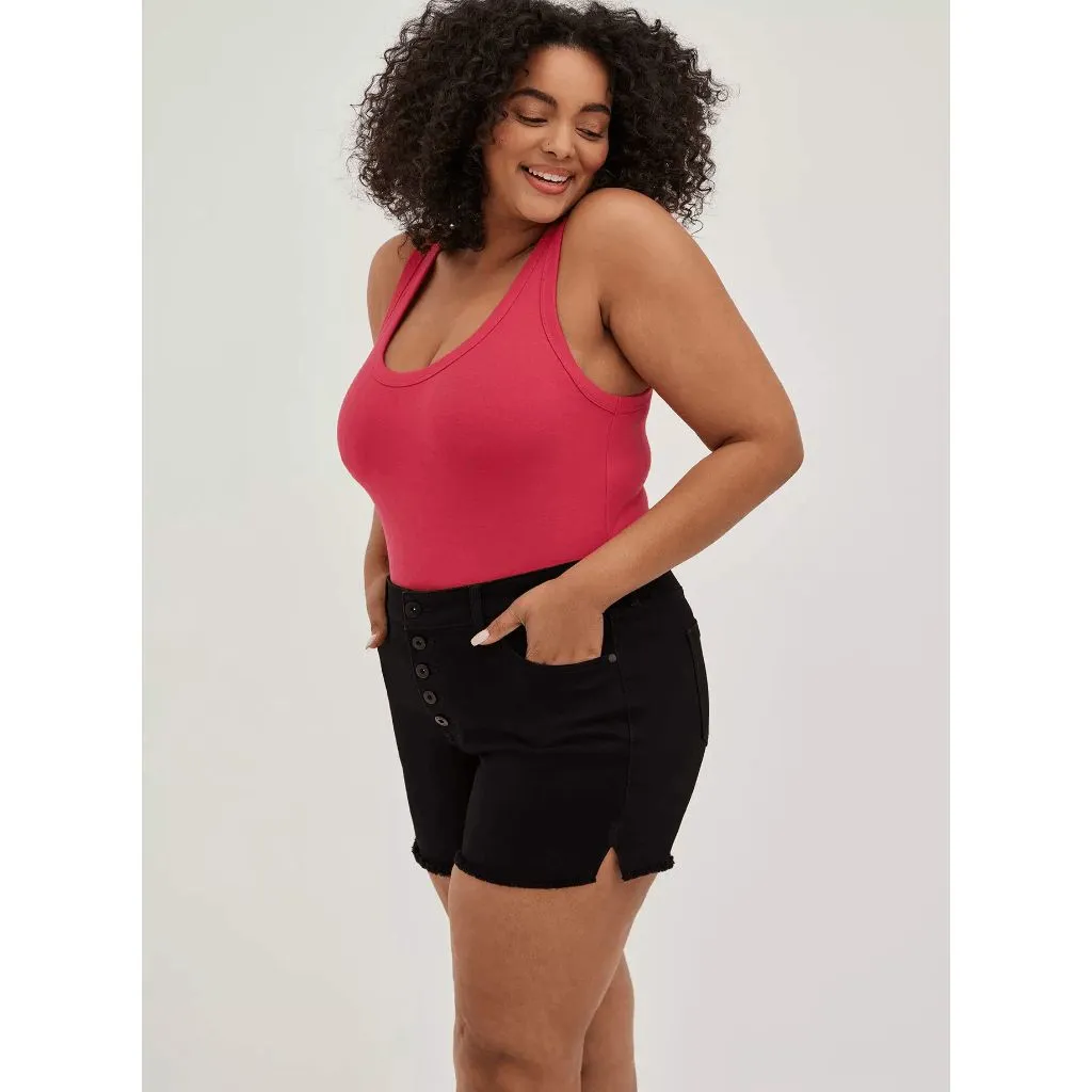 Torrid Magenta Pink Foxy Scoop Neck Racerback Stretch Tank Top Size 1X - Image 9