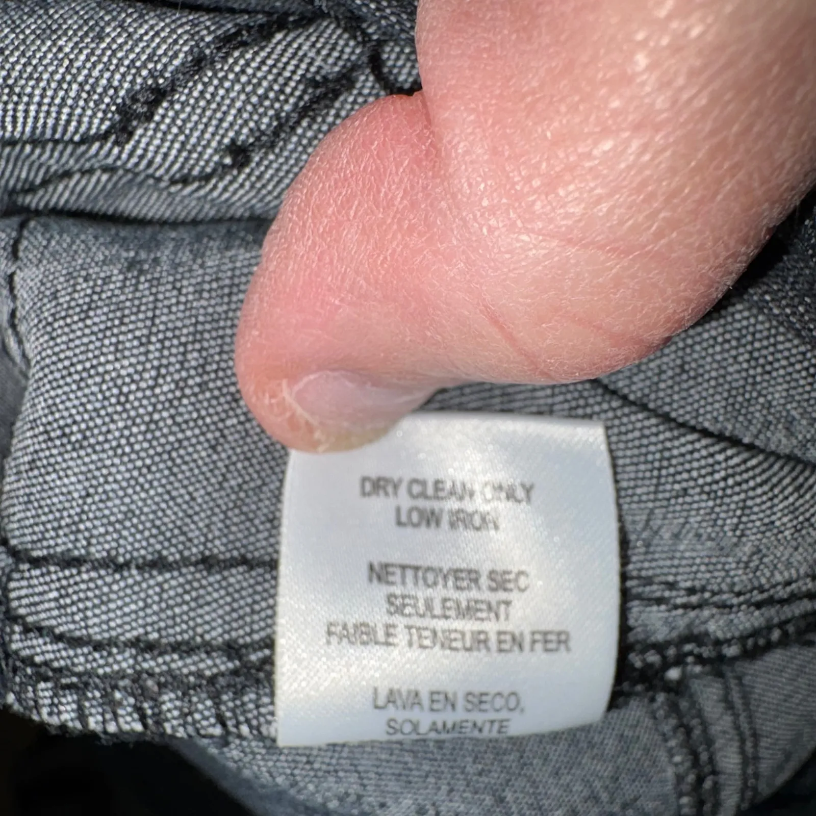 WORTH NEW YORK Gray removable zipper Belt dark gray‎ A - Image 9