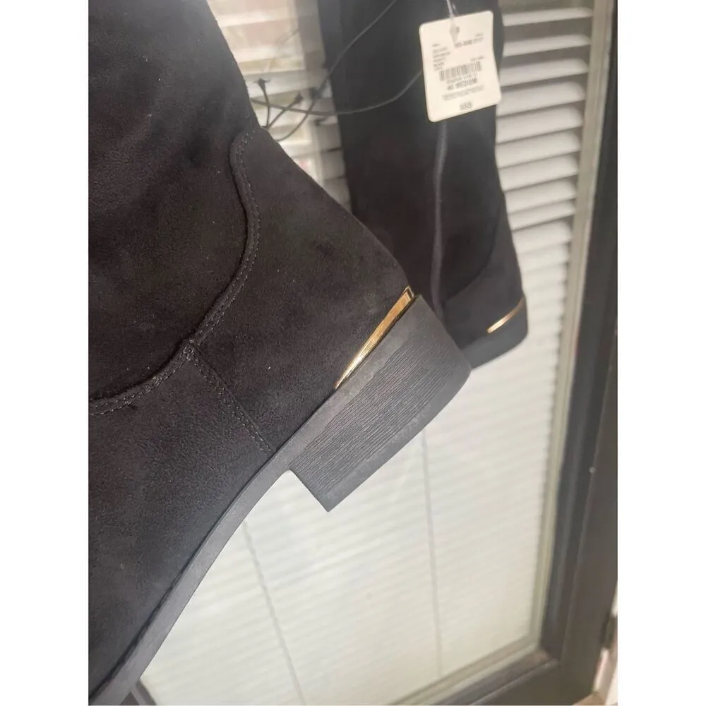 NWT Worthington Women’s Philomena Stacked Heel over the knee Boots Black 10.5 M - Image 11