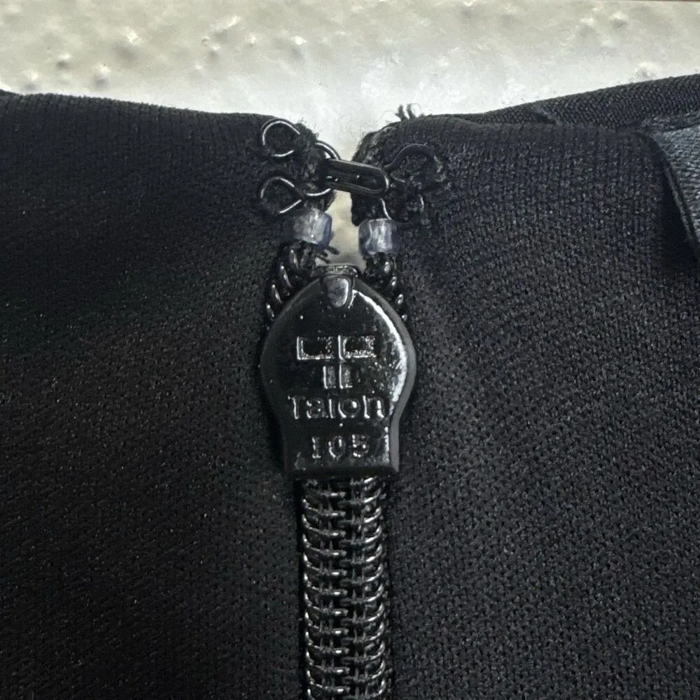 Torrid At The Knee Studio Refined Crepe Skater A-Line Dress Size 22 Black Pocket - Image 9