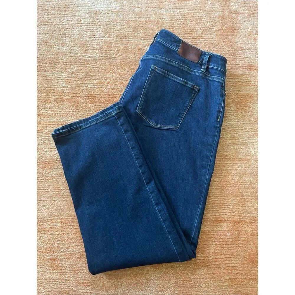 Lauren Ralph Lauren Dark-Wash Modern Straight Curvy Jeans - Image 11