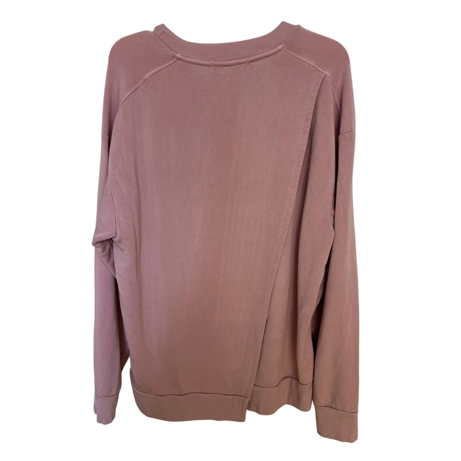 Stateside Pink Softest Fleece Crewneck Size Small Modal Comfy Cozy Closet Staple - Image 2