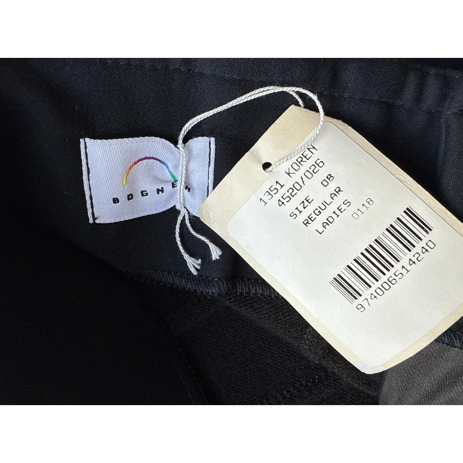 Vintage NWT Bogner Women's Black Stirrup Ski Pants Size 8 Waist 28 - Image 6