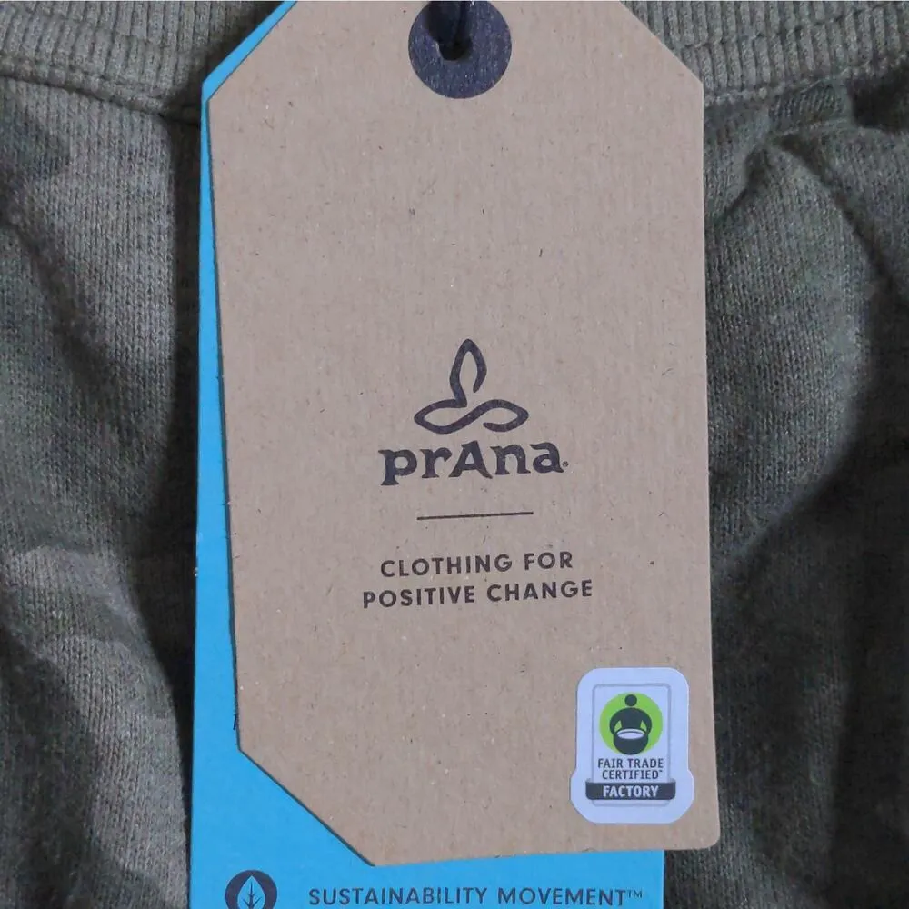 prAna Women's Cozy Up Ankle Pant Jogger Sweatpants UPF Sage Camo S - Image 9