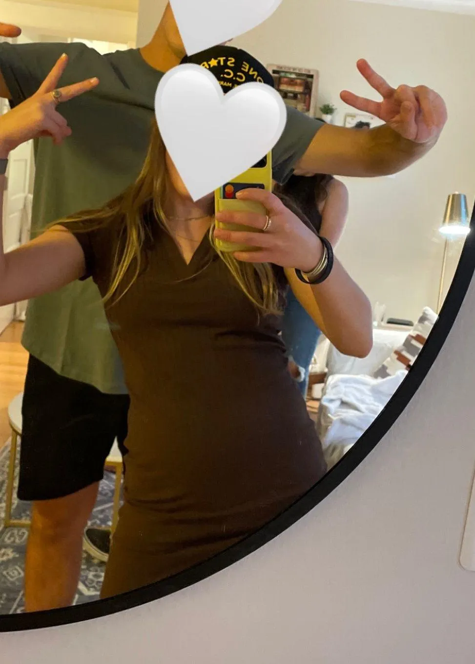 Divided Brown Bodycon Polo Dress - Image 3