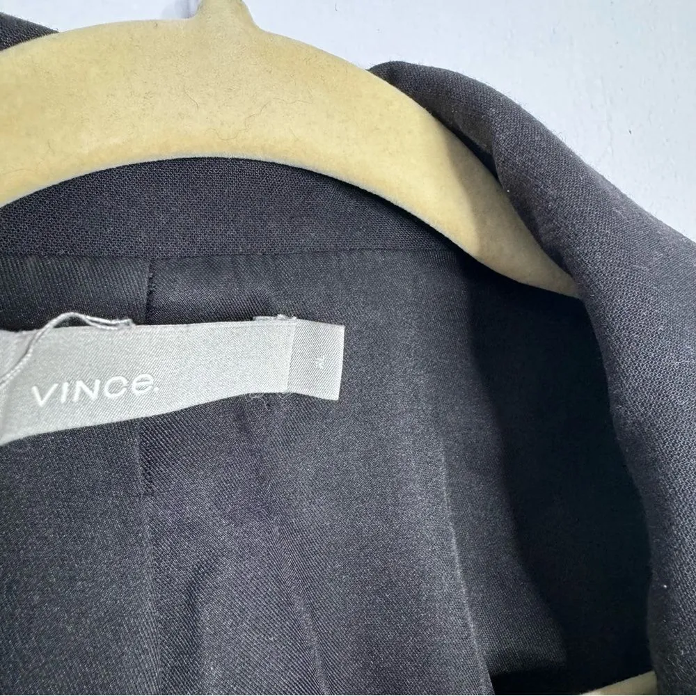 Vince  Single Breasted Blazer in black size XL - Image 4