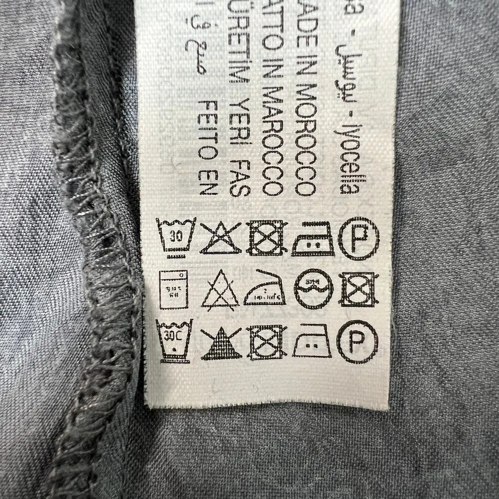 Zara Fill Sens Womens Swing Tank Top XL Beachy Coastal Nautical Chic Coquette - Image 9