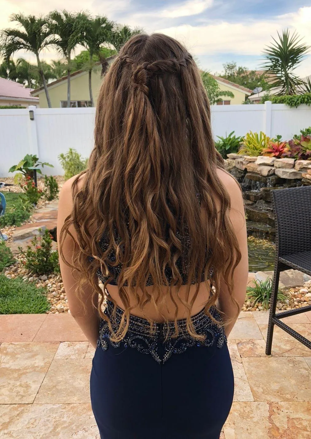 Navy Blue Prom Dress - Image 3