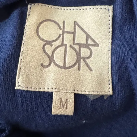 Chaser Off‎ Shoulder Shirred Navy Mini Dress Size M - Image 6