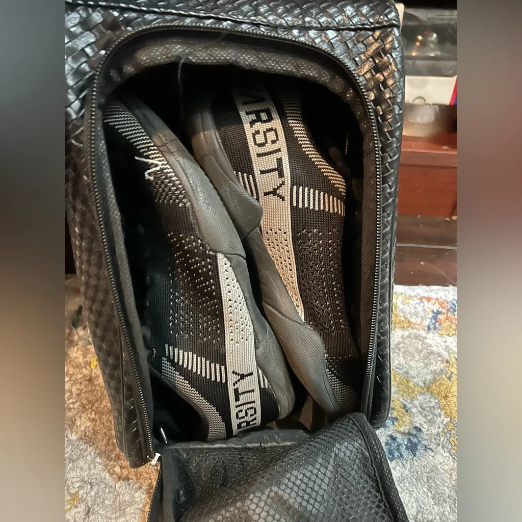 Varsity Beat Cheer Dance Sneakers Black with bag size 7 - Image 2