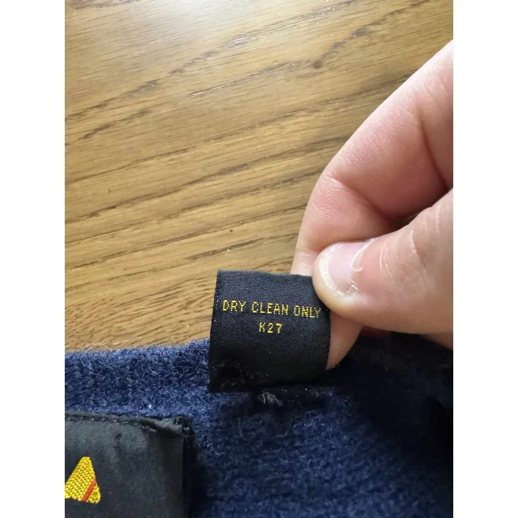 Liz Sport Size Medium Shetland Wool Cardigan Sweater Buttons Pockets Vintage - Image 8