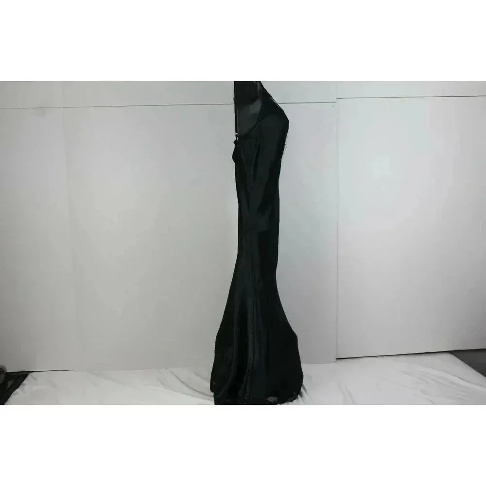 VICTORIA’S SECRET Women’s Size SMALL Black Knit & Lace SLIP Lingerie Nightgown - Image 4